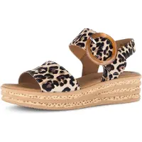 Gabor Sandales à plateforme Comfort - Cuir naturel : 38 : Taille normale : 38 Largeur : normale