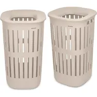 Brabantia Collect-It Panier à Linge 55 Litres - Set de 2 - Beige