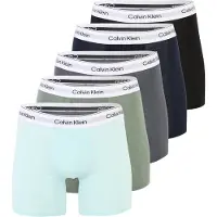 Calvin Klein Underwear Boxers bleu marine / aqua / gris basalte / vert clair / noir