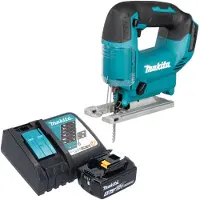 Makita Scie sauteuse à mouvement pendulaire sans fil DJV 186 RT1 18 V + 1 batterie 5,0 Ah + chargeur