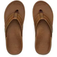 Reef Leather Offshore Teenslippers - Cognac - Maat 44