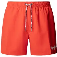 Pepe Jeans pour homme. PMB100004 PJ Solid maillot de bain rouge (S), Beachwear, Polyester