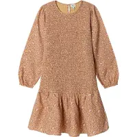 Pepe Jeans Irella Long Sleeve Short Dress Marron 12 Years Fille