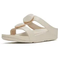 FitFlop Fino Marbled Stone H Bar Sandals Beige EU 42 Femme