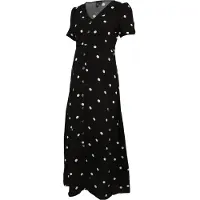 Vero moda Maternity Robe 'VMMJOAN' noir / blanc