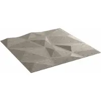vidaXL Panneaux muraux 24 pcs Gris Béton 50 x 50 cm Mousse XPS