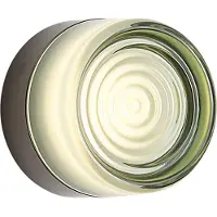 QAZQA Applique murale design noire avec verre vert clair IP44 - Michele