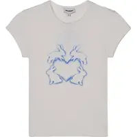 Balmohk T-shirt bleu / blanc