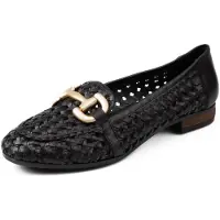 5PM Mocassin 'MATERA SASSI' noir
