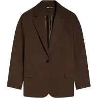 Bershka Blazer brun foncé