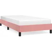 vidaXL Cadre de lit sans matelas rose 90x220 cm velours
