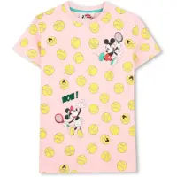 Marc Jacobs pour fille. W60712 Robe Disney rose (4Y= 102cm), Casuel, Coton, Manche courte, mode enfantine