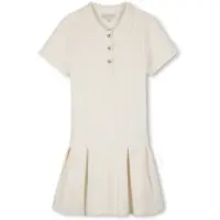 Michael Kors pour fille. R30600 Robe Polo beige (14Y= 156cm), Viscose, Manche courte, mode enfantine