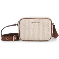Michael Kors pour fille. R30630 Sac à bandoulière décontracté beige (OSFA), Casuel, Polyuréthane, mode enfantine