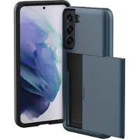 IMoshion Coque arrière avec porte-cartes Samsung Galaxy S21 - Bleu foncé