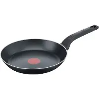 Tefal B55504, Rond, Poêle à usage général, Noir, Titane, Aluminium, Thermo-point