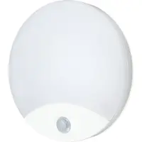 KOBI Applique LED Plafond avec détecteur de mouvement et de crépuscule 10W Couleur neutre 4000K IP44 ORBIS