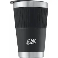 Esbit SCULPTOR Tumbler en acier inoxydable, avec manchette, 550ML, noir