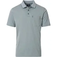 Casamoda Polo Stretch Mélange Clair Vert taille 5XL