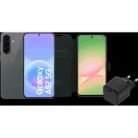 Samsung Galaxy A57 128 Go Gris 5G + Pack d'Accessoires de Base
