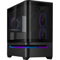 Asus Boîtier PC - - Prime AP202 TG ARGB - Blanc - Micro-ATX - 3 ventilateurs ARGB préinstallés