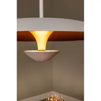 Lucide Lampe pendante de conception Kenneth blanc Ø 40cm