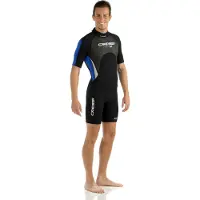 Cressi Medx 2.5 Mm Short Sleeve Shorty Noir M Homme