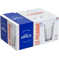 Duralex boîte 6 gobelets picardie 36 cl transparent 586503