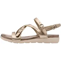 Tamaris Sandales en cuir Plate