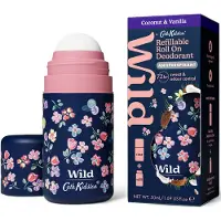 Wild Coconut & Vanilla Marble Ditsy Case anti-transpirant roll-on avec étui 50 ml
