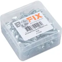 Bofix , vis à tête hexagonale M5x25, galvanisée, paquet de 50 pièces