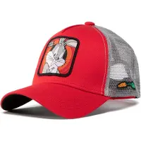 Capslab Casquette 'Bugs Bunny Looney Tunes' rouge