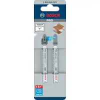 Bosch 2608655091 PRO T101BIF Lame De Scie Sauteuse Clean - Stratifié (2 Pièces)