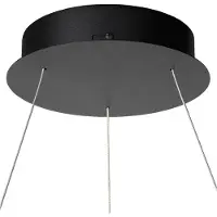 Lucide VIDAL LED 48W lampe suspendue anneau noir