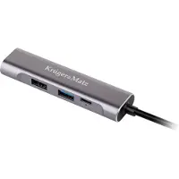 Krüger&Matz Adaptateur HUB USB type C vers répartiteur de ports HDMI/USB3.0/USB2.0/C