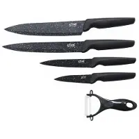 Northix 4x couteaux et éplucheur de pommes de terre