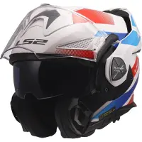 LS2 Casque modulable LS2 FF901 Advant X Nova, blanc/bleu/rouge, XS (53/54)