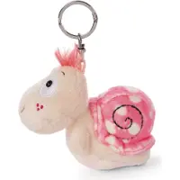 Nici Porte-clés Escargot 10cm, rose