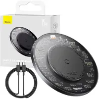 Baseus Simple 2 Wireless Charger Argenté