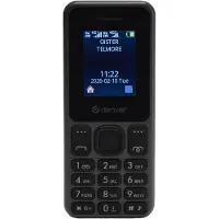 Denver FAS-1880L (1.77", 13 Mpx), Téléphone portable à touches, Noir, Gris