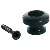 Boston Ep-R-B Set De 2 Boutons De Courroie Noirs, Avec Vis