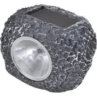 vidaXL Projecteur solaire à LED pour l'extérieur 12 pcs. forme de pierre