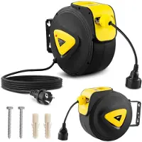 MSW Enrouleur de câble - Automatique - 20 + 3 m