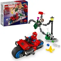 LEGO 76275 La course-poursuite en moto : Spider-Man contre Docteur Octopus