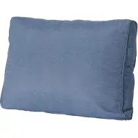 Madison Coussin Salon de Jardin Madison Dossier Soft Panama Safier Blue (60 x 43 cm)