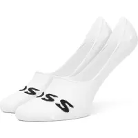 BOSS Lot de deux paires de chaussettes invisibles en coton mélangé