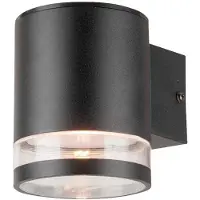 V-TAC Lampe solaire murale - IP54 - Corps noir - 70 Lumens - 3000K