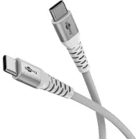 Pro Câble textile USB-C vers USB-C avec connecteurs métalliques, 1