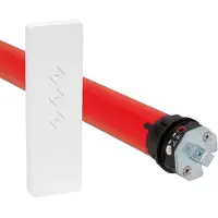 Superrollo Moteur de volet roulant radiocommandé + télécommande RM10MSB - - SR20906 - Diamètre 40 mm - 10 Nm - Poids maximal du rideau : 22 kg
