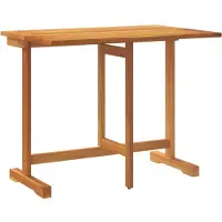 vidaXL Table de balcon pliante 90x60x72 cm bois massif acacia